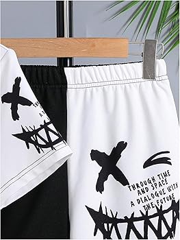 Amazon.com: WDIRARA Boy's Two Piece Graphic Print Short Sleeve T Amazon.com: WDIRARA Boy's Two Piece Graphic Print Short Sleeve T